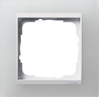 Рамка универсальная Gira Event Opaque 1-м. белый/белый глянец картинка